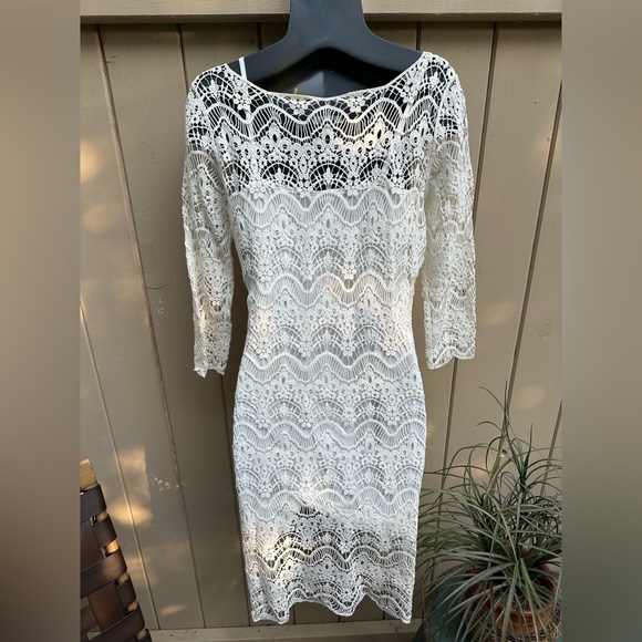 Vintage Lauren Ralph Lauren lace cocktail dress - Picture 2 of 5